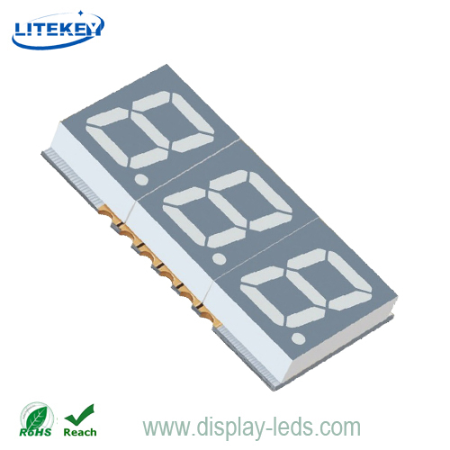 0.39 인치 3 자리 7 세그먼트 SMD 디스플레이