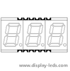 0.39 인치 3 자리 7 세그먼트 SMD 디스플레이