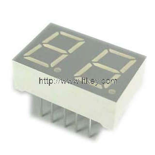 0.40'' 멀티플렉스 회로가 있는 2자리 LED 숫자 디스플레이