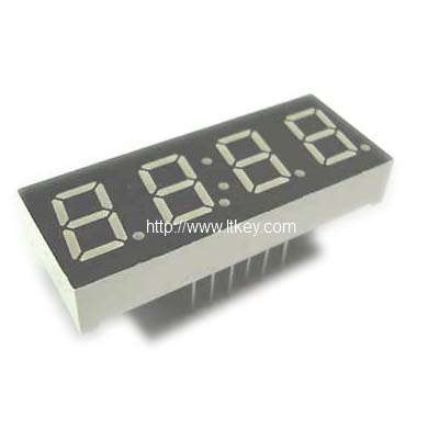 0.39 인치 4 자리 시계 LED 디스플레이