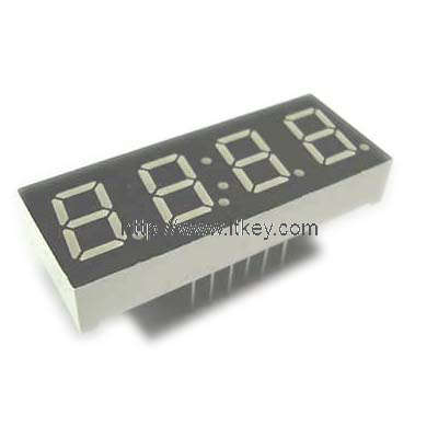 0.4 인치 4자리 시계 LED 디스플레이