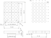 4인치 5x7 듀얼 컬러 도트 매트릭스 LED 디스플레이