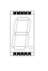 0.8인치 Fout Digit 7세그먼트 SMD 디스플레이(회색 얼굴)