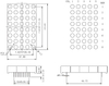 2.3인치 5x8 이중 컬러 LED 도트 매트릭스