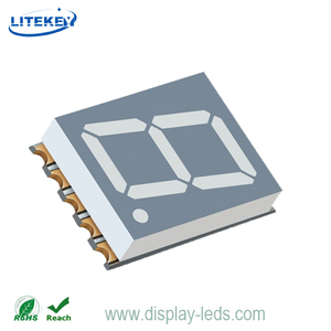 0.51 인치 단일 자리 7 세그먼트 SMD 디스플레이