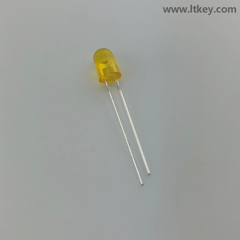황색 5mm 타원형 LED