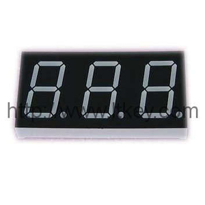 0.8인치 3자리 7세그먼트 LED 디스플레이