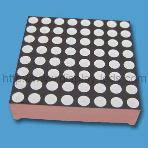1.2인치 8x8 단색 LED 도트 매트릭스