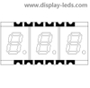 0.2인치 3자리 7세그먼트 SMD 디스플레이