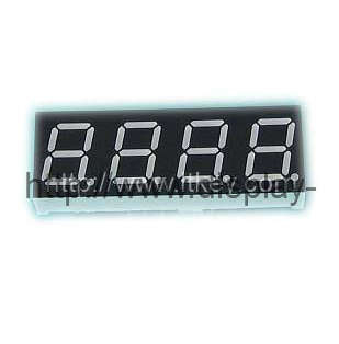 0.30인치 4자리 7세그먼트 LED 디스플레이