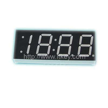 0.33인치 4자리 7세그먼트 시계 LED 디스플레이
