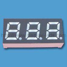 0.28인치 3자리 7세그먼트 LED 디스플레이