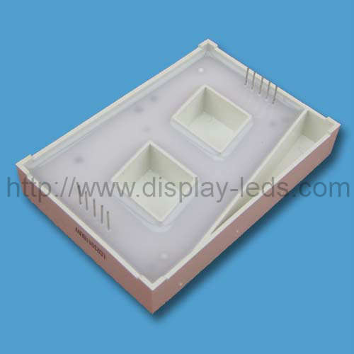 2.3인치(56.8mm) 듀얼 컬러 7세그먼트 LED 디스플레이