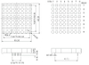 2.3인치 8x8 도트 매트릭스 LED 디스플레이