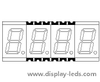 0.3인치 4자리 7세그먼트 SMD 디스플레이