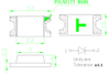 1206 빨간색 SMD LED