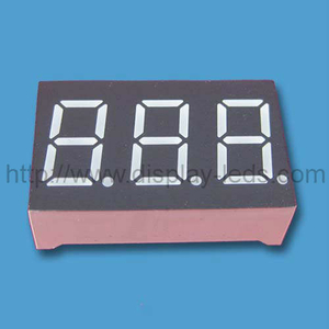 0.36인치 3자리 7세그먼트 LED 디스플레이