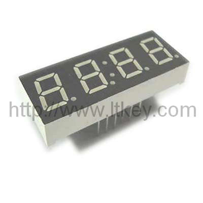 0.56인치 4자리 7세그먼트 LED 디스플레이 시계