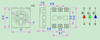 PLCC6을 갖춘 5050 RGB SMD LED