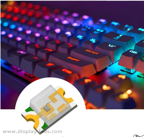 0603 황록색 SMD 칩 LED RoHS 준수 0.65(L) X0.35(W) mm