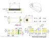 3210 빨간색-순수 녹색 1206 듀얼 컬러 측면 보기 SMD 칩 LED(2.0(L) X1.2(W) mm)