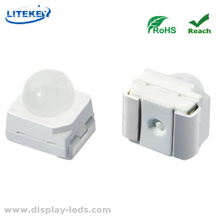 30도 각도의 매우 밝은 녹색 505-515nm PLCC 3528 돔 SMD LED