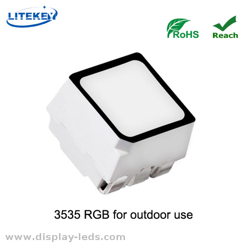 Expert China Manufacturier의 검은색 얼굴이 있는 RoHS 준수 RGB 6 핀 3535 SMD LED